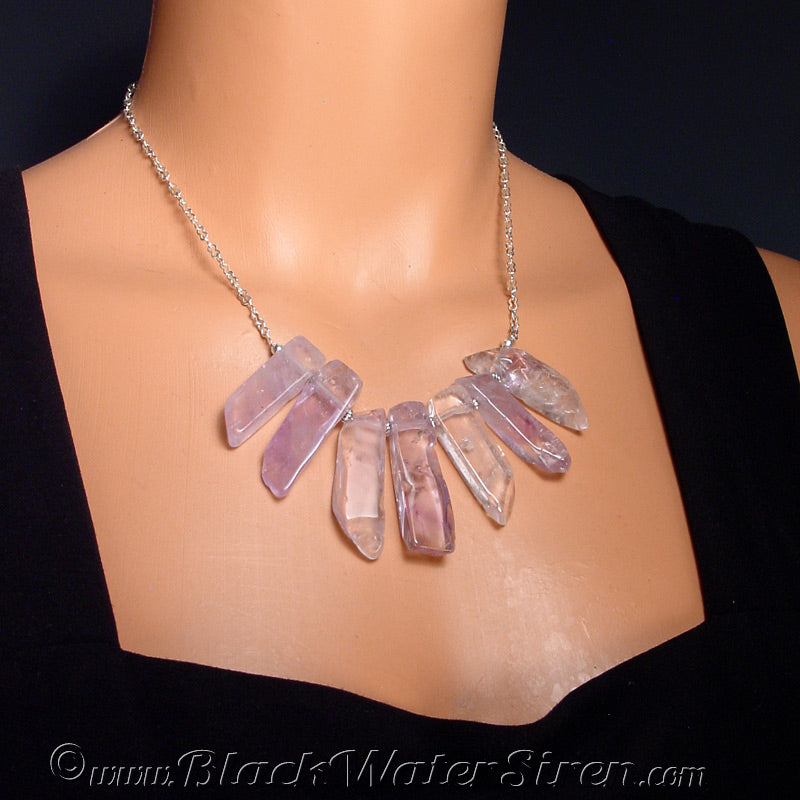 MISTY AMETHYST Crystal Necklace