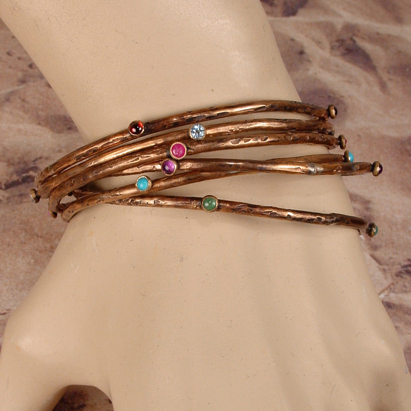 BOHEMIAN TRIBAL Bronze Bangle