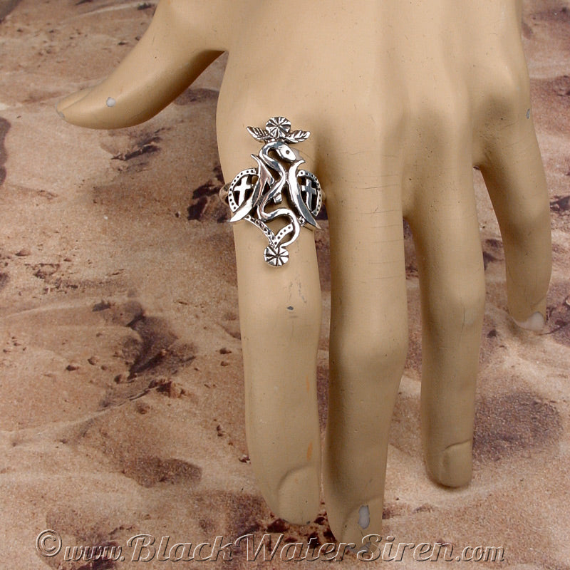 MARIE LAVEAU Voodoo Veve Ring