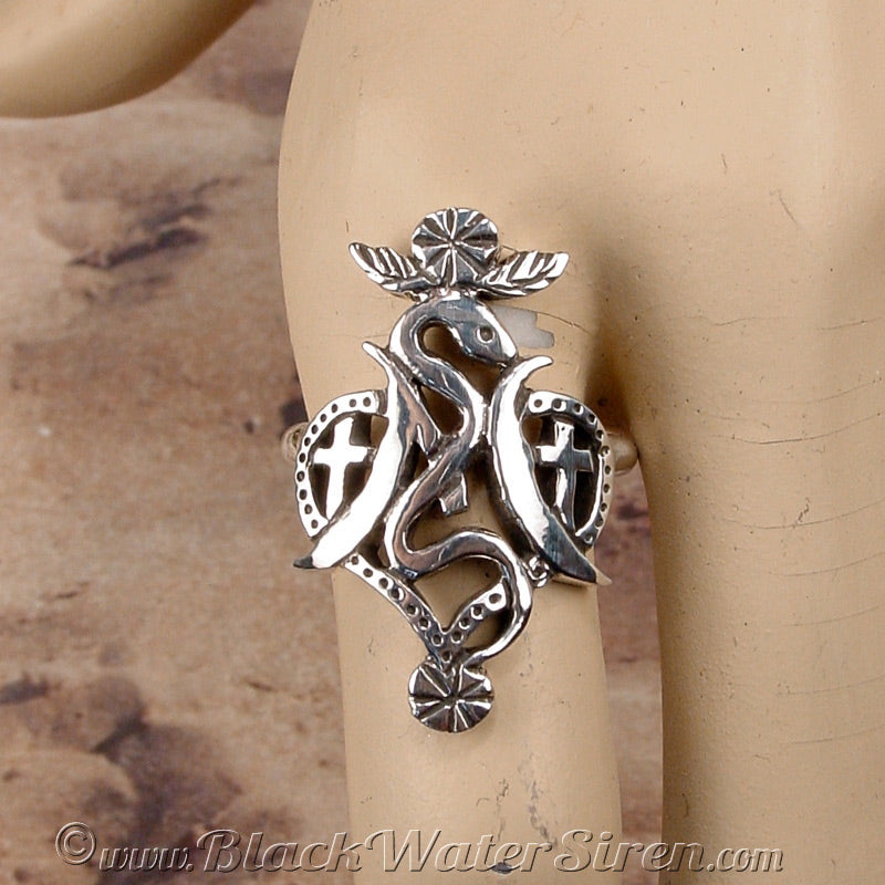 MARIE LAVEAU Voodoo Veve Ring