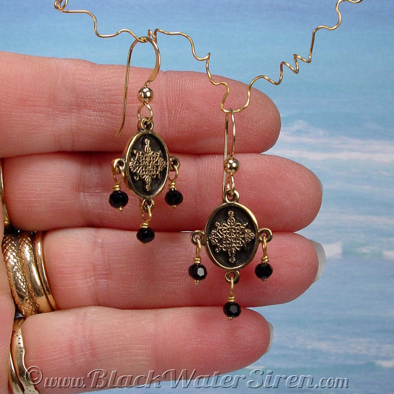 VOODOO VEVE Chandelier Earrings