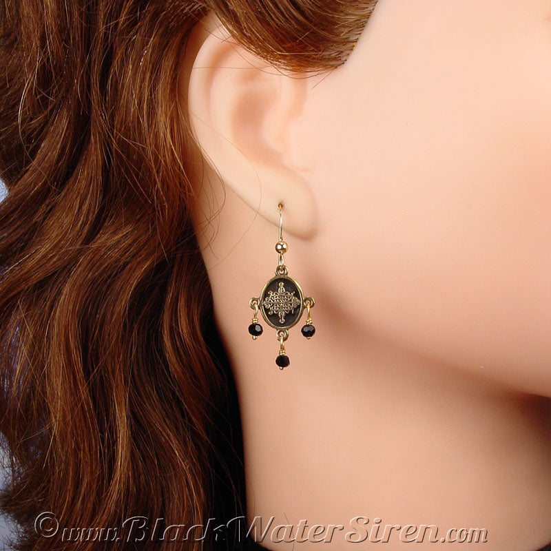 VOODOO VEVE Chandelier Earrings