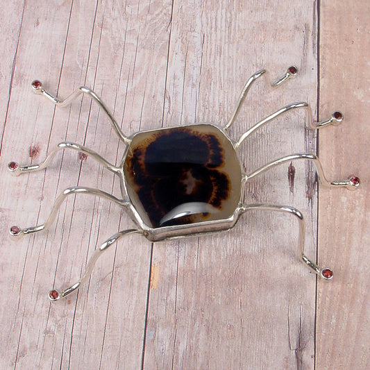 TARANTULA Spider Brooch