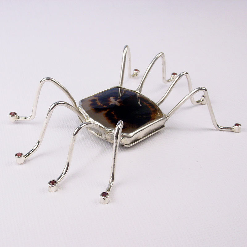 TARANTULA Spider Brooch