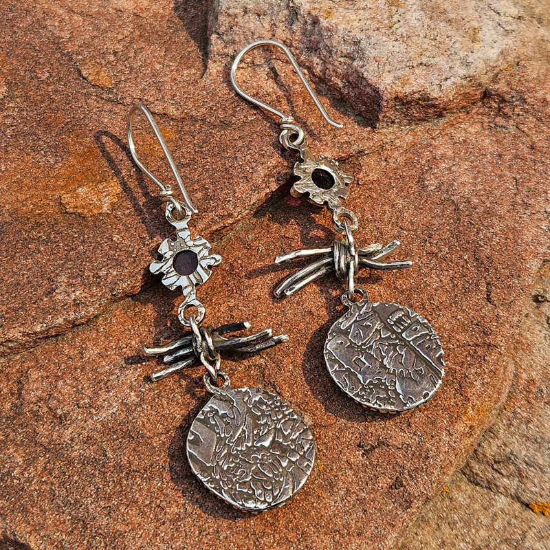 BONFIRE ON THE BEACH Earrings - Ocean Collection