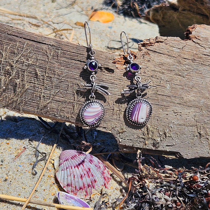 BONFIRE ON THE BEACH Earrings - Ocean Collection