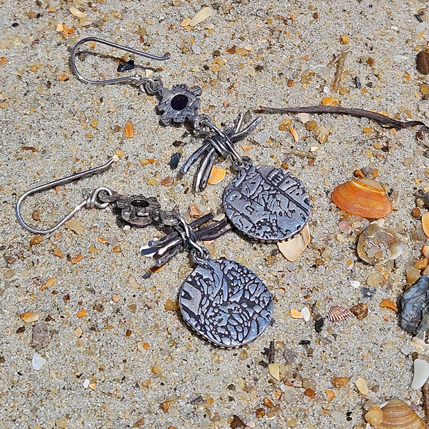 BONFIRE ON THE BEACH Earrings - Ocean Collection