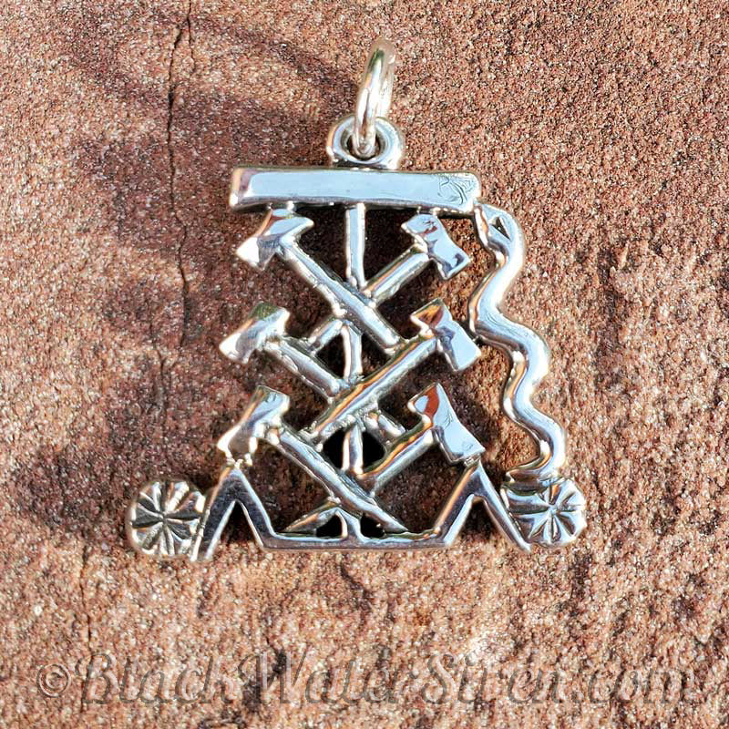 SHANGO Voodoo Veve Charm