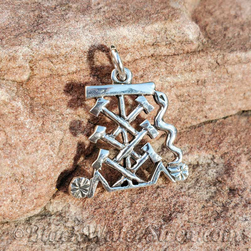 SHANGO Voodoo Veve Charm