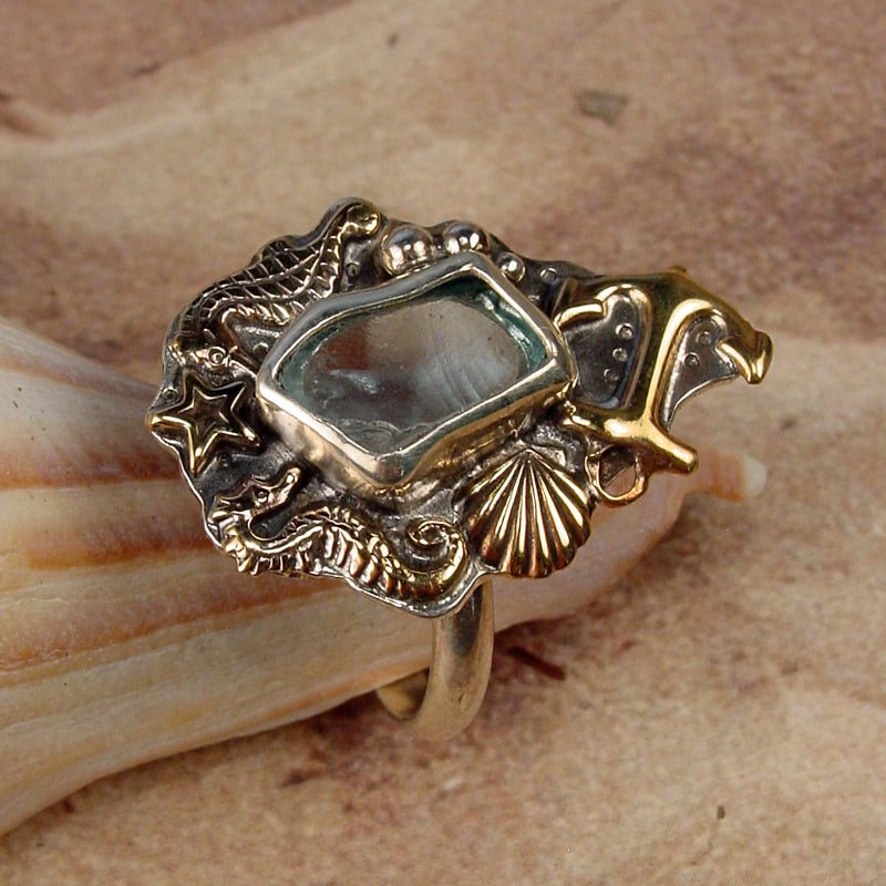 STILL WATER Ocean Sealife Ring