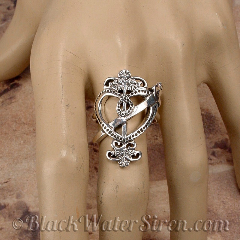 ERZULIE DANTOR Voodoo Veve Ring