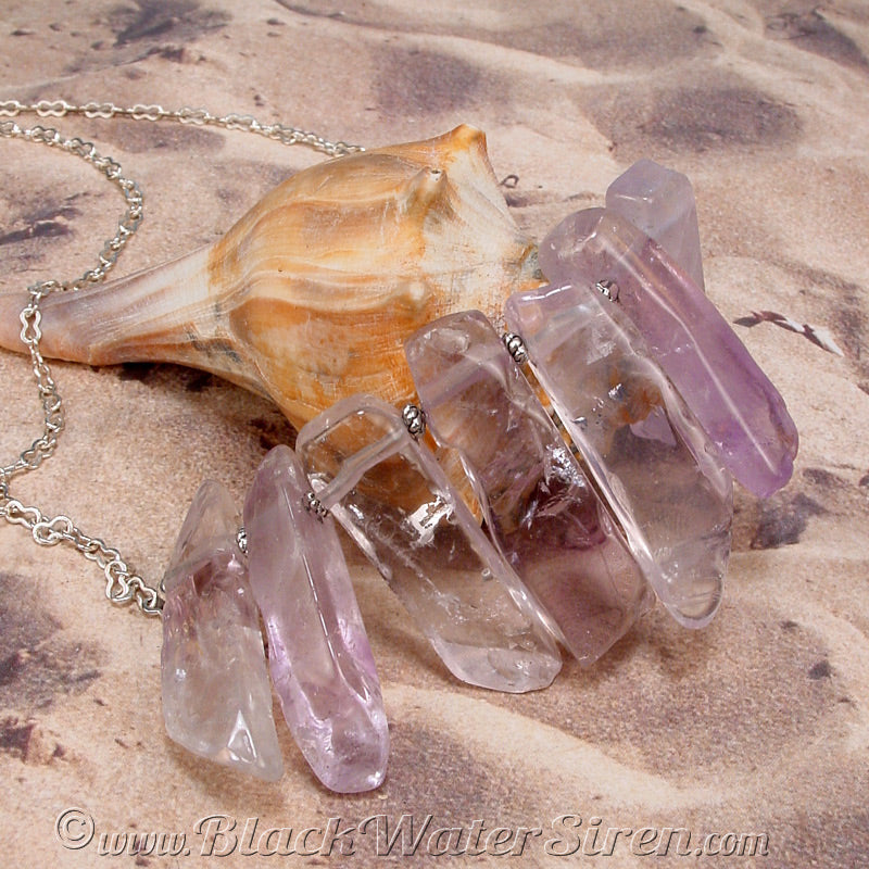 MISTY AMETHYST Crystal Necklace