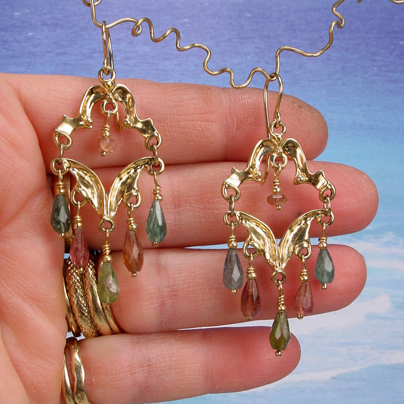 ISABELLA Chandelier 14K Earrings