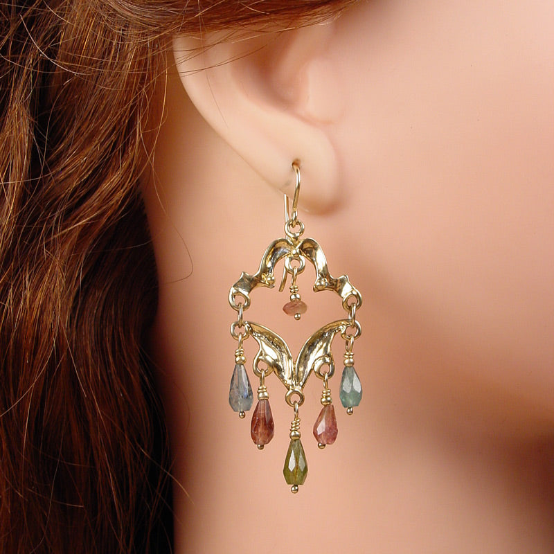 ISABELLA Chandelier 14K Earrings