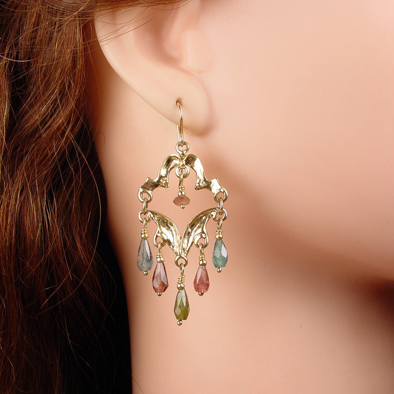 ISABELLA Chandelier 14K Earrings