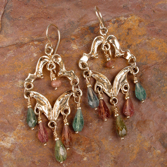 ISABELLA Chandelier 14K Earrings