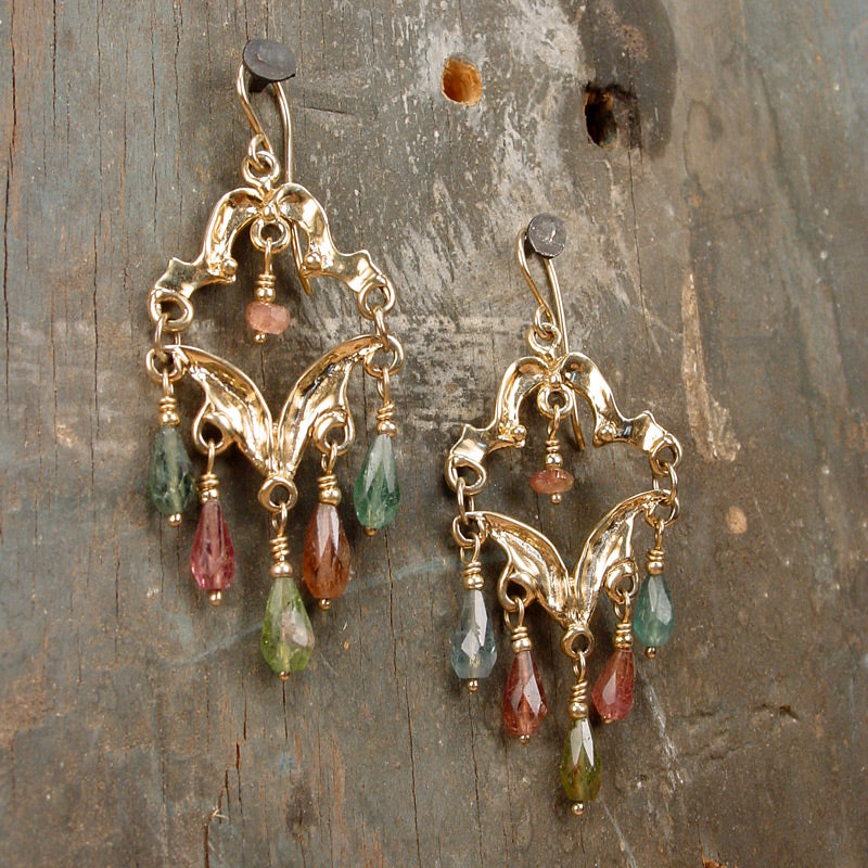 ISABELLA Chandelier 14K Earrings