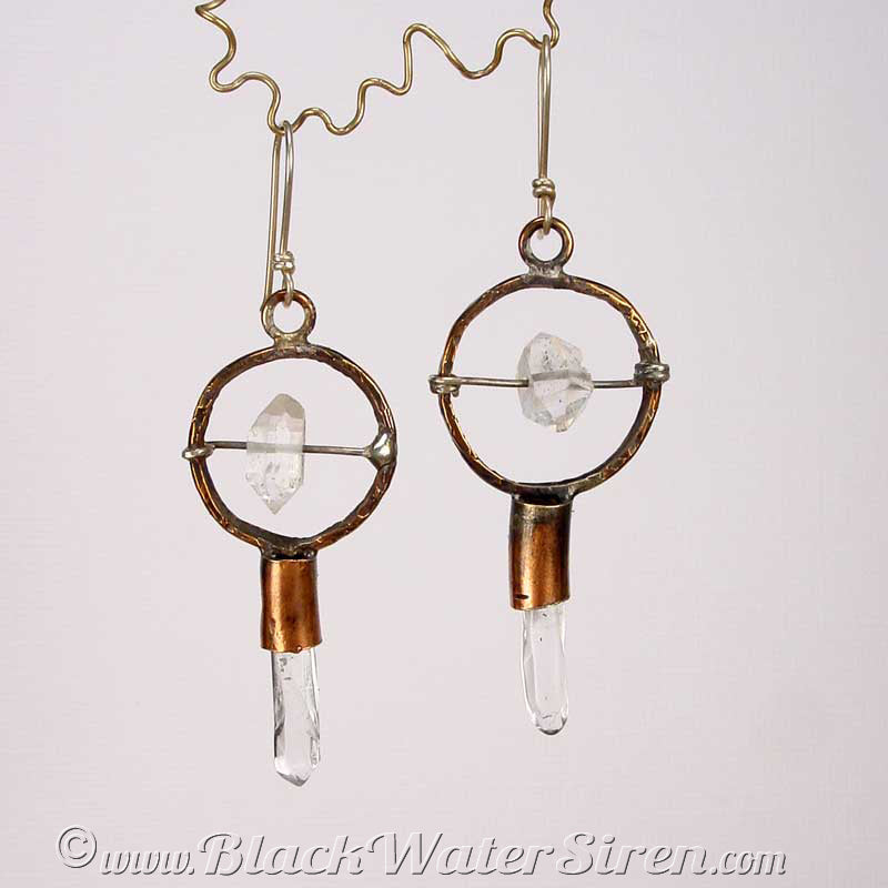 ENERGY GENERATOR Crystal Earrings