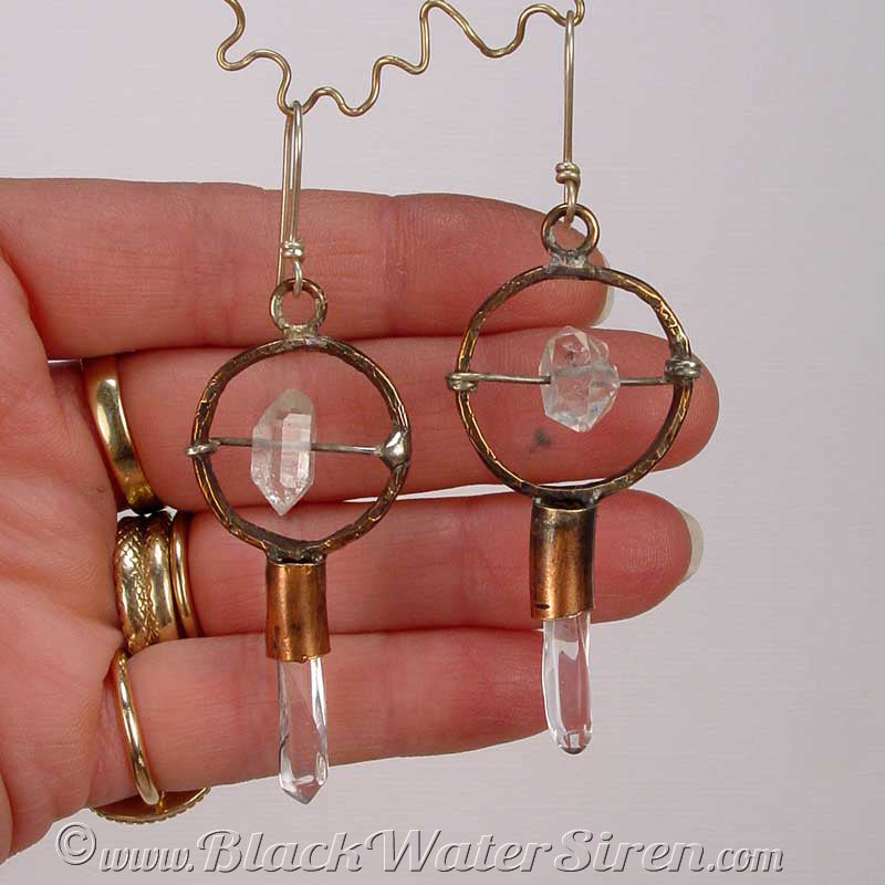 ENERGY GENERATOR Crystal Earrings