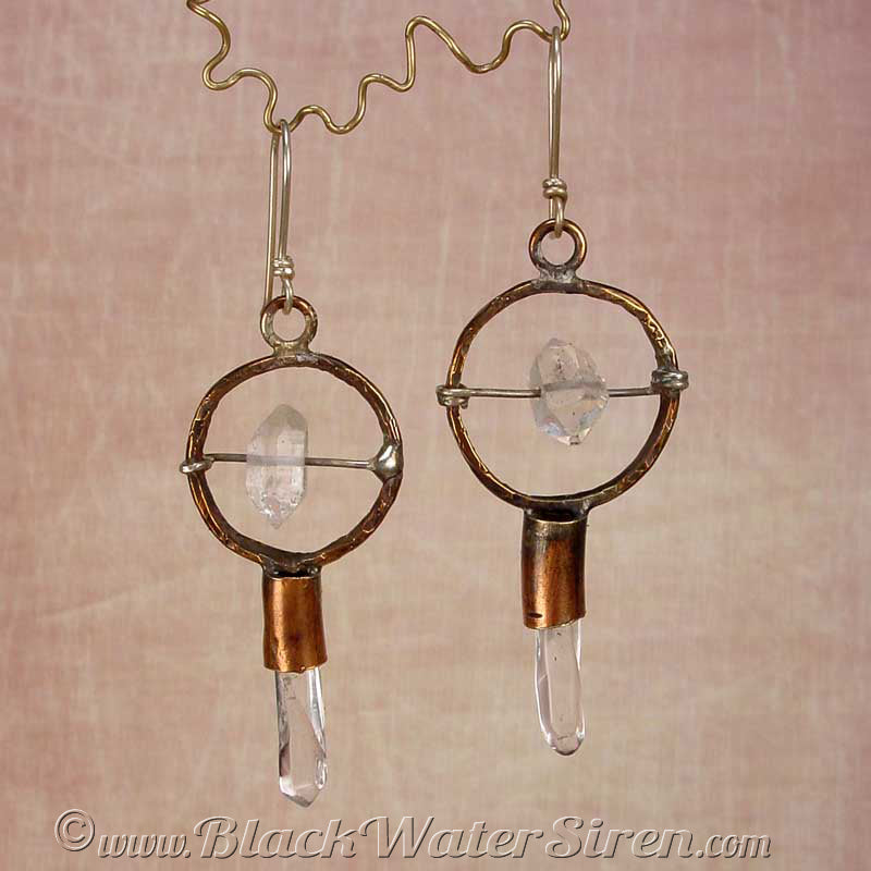 ENERGY GENERATOR Crystal Earrings