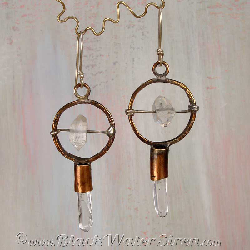 ENERGY GENERATOR Crystal Earrings