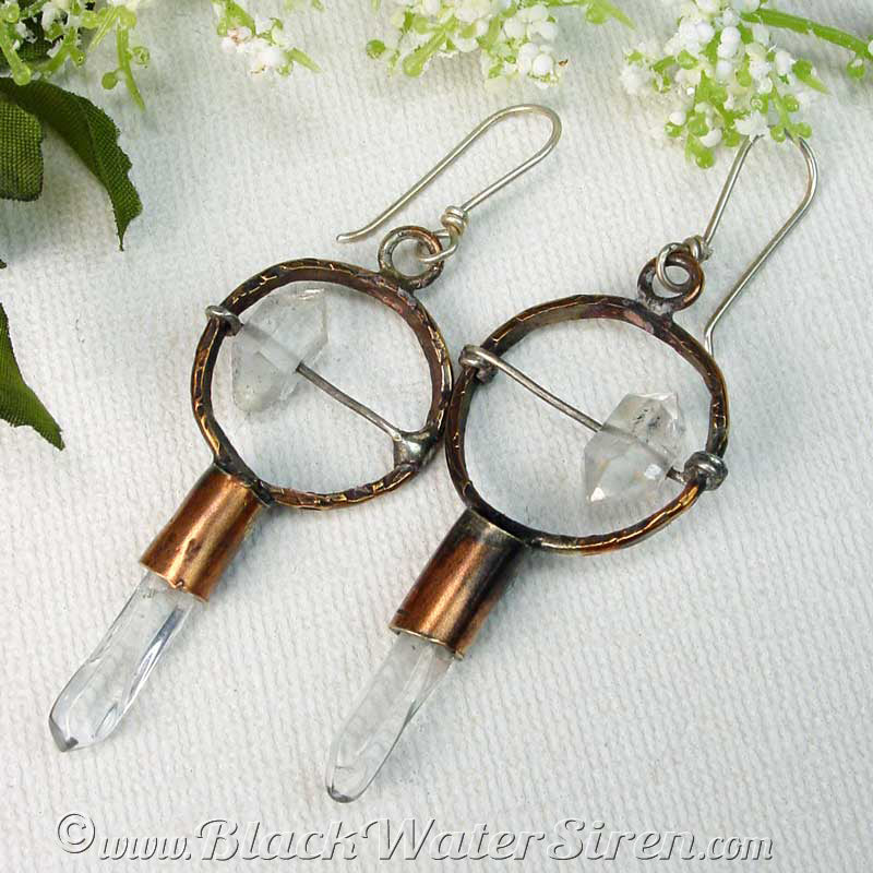 ENERGY GENERATOR Crystal Earrings