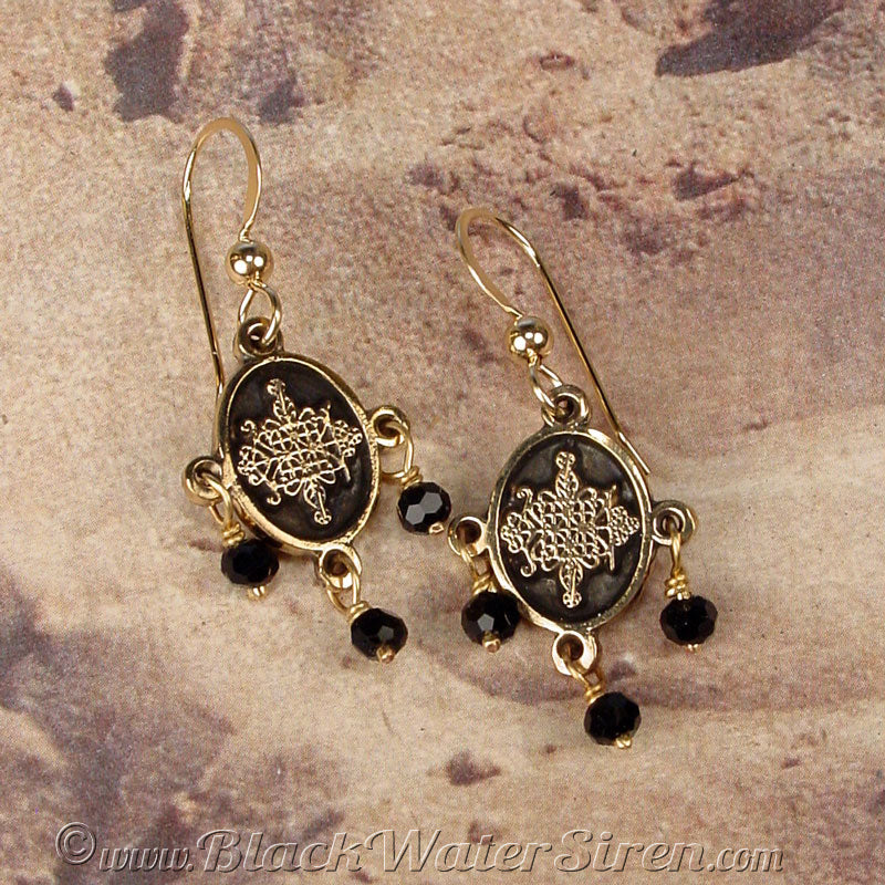 VOODOO VEVE Chandelier Earrings