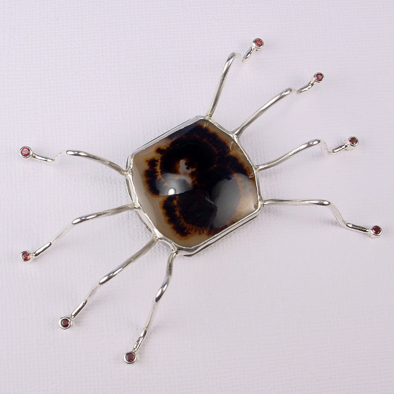 TARANTULA Spider Brooch